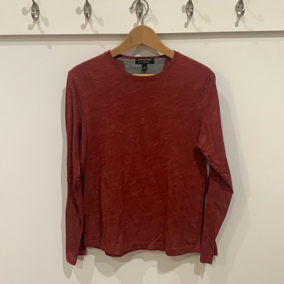 banana republic l/s tee -small